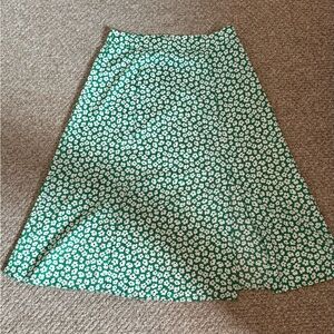 Loft Floral Midi Skirt